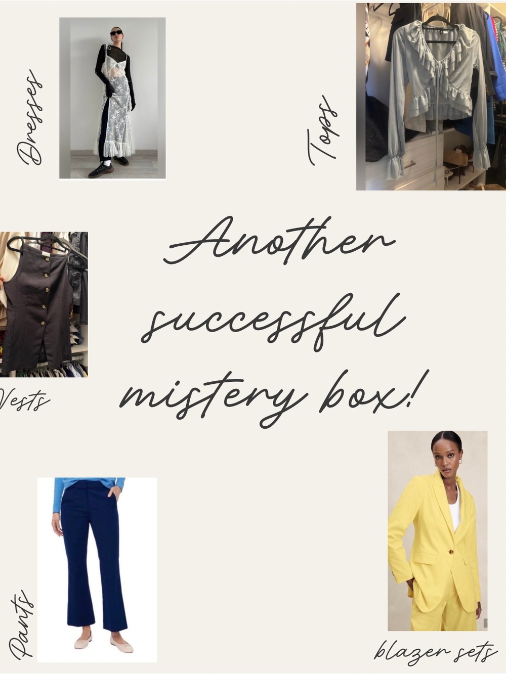 Mistery box! 10 pieces = $50 ($5 each piece)